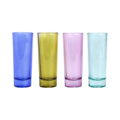 The Gracie Set Of 4 Shot Glasses - Assorted