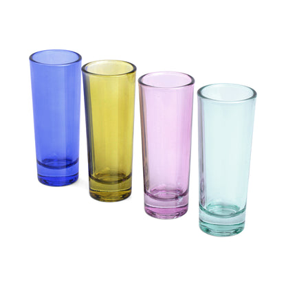 The Gracie Set Of 4 Shot Glasses - Assorted